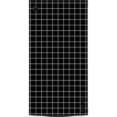 Black Grid XBox Series X Digital Edition Console Skin